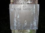 Kärda ångsåg skylt